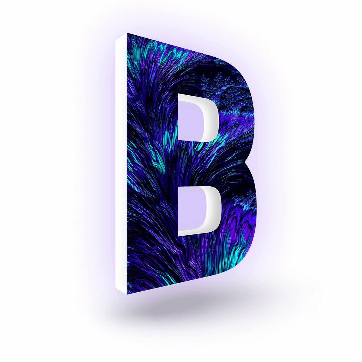 letter B 3D